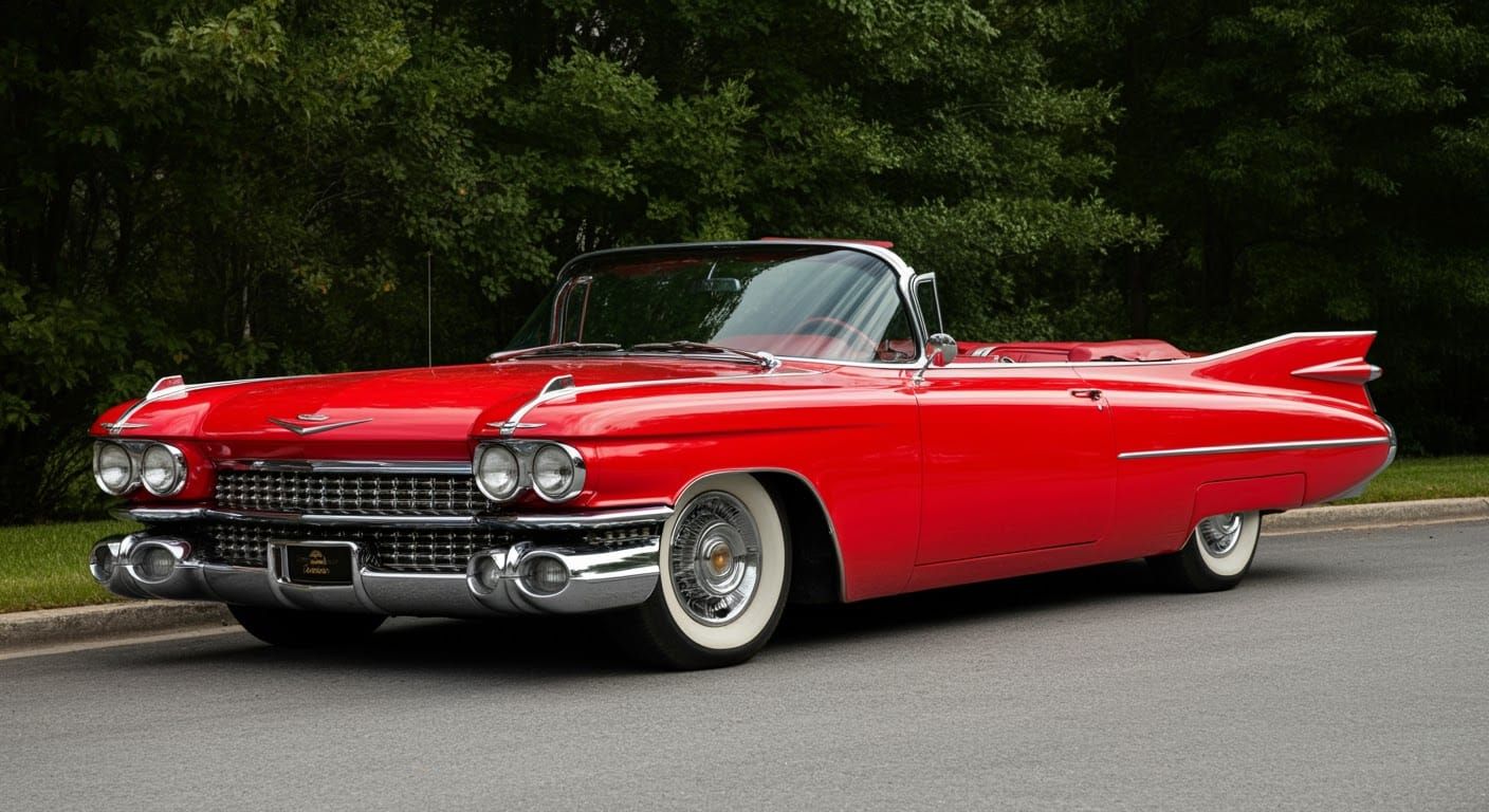 Candy Red 1959 Cadillac Eldorado Biarritz