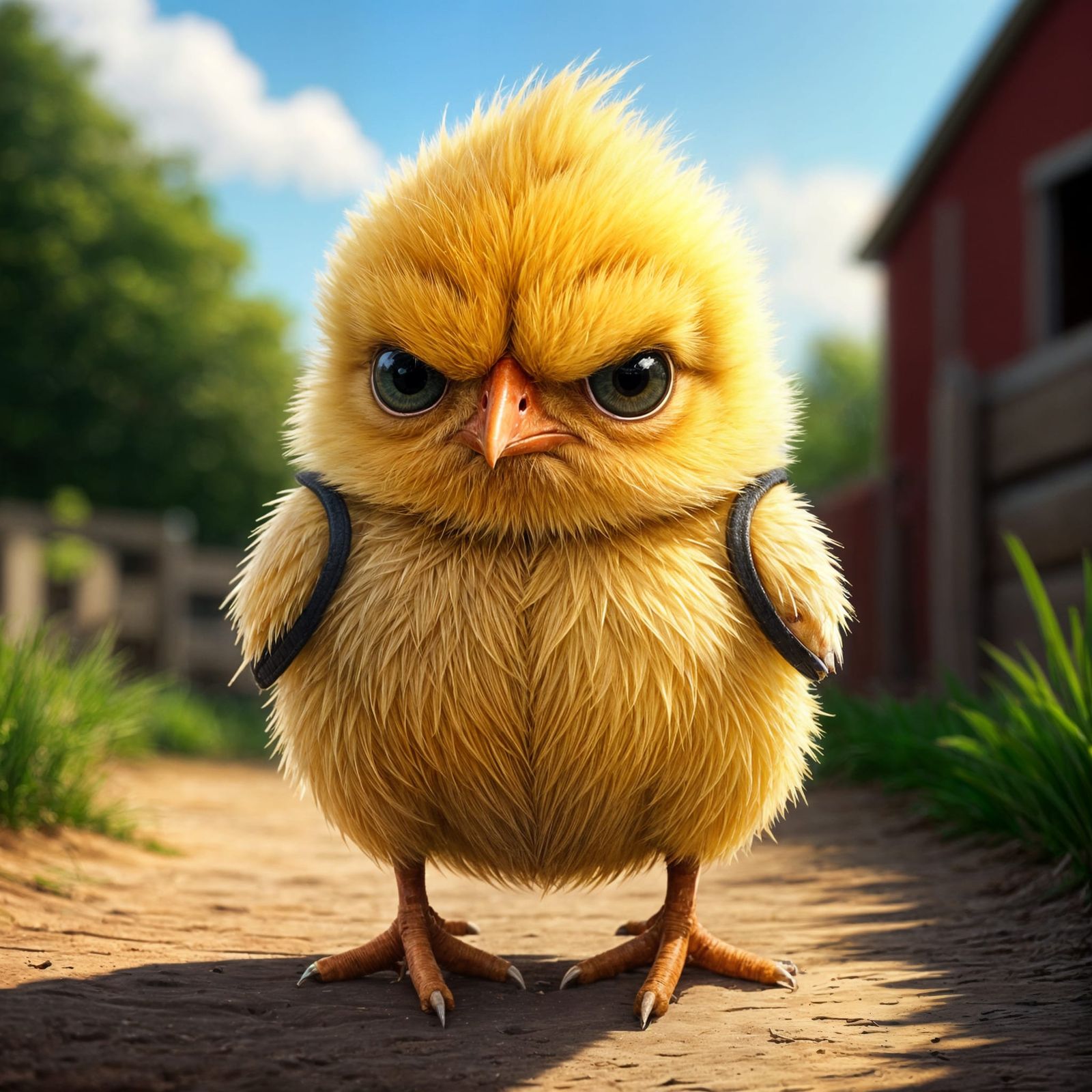 Grumpy Chick Animal