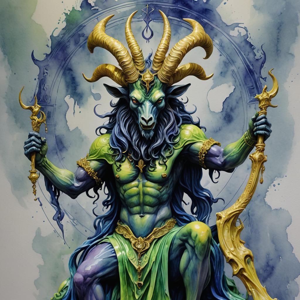 Baphomet - Portrait fullbody, leider ohne Symbol - Der neue ...