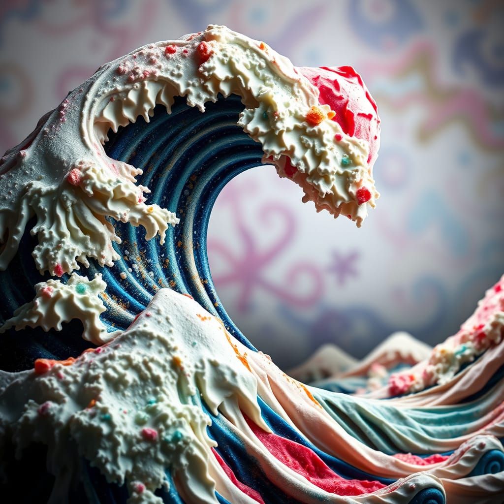 What a Great Wave; Kanagawa might say: Suki dewa arimasen...