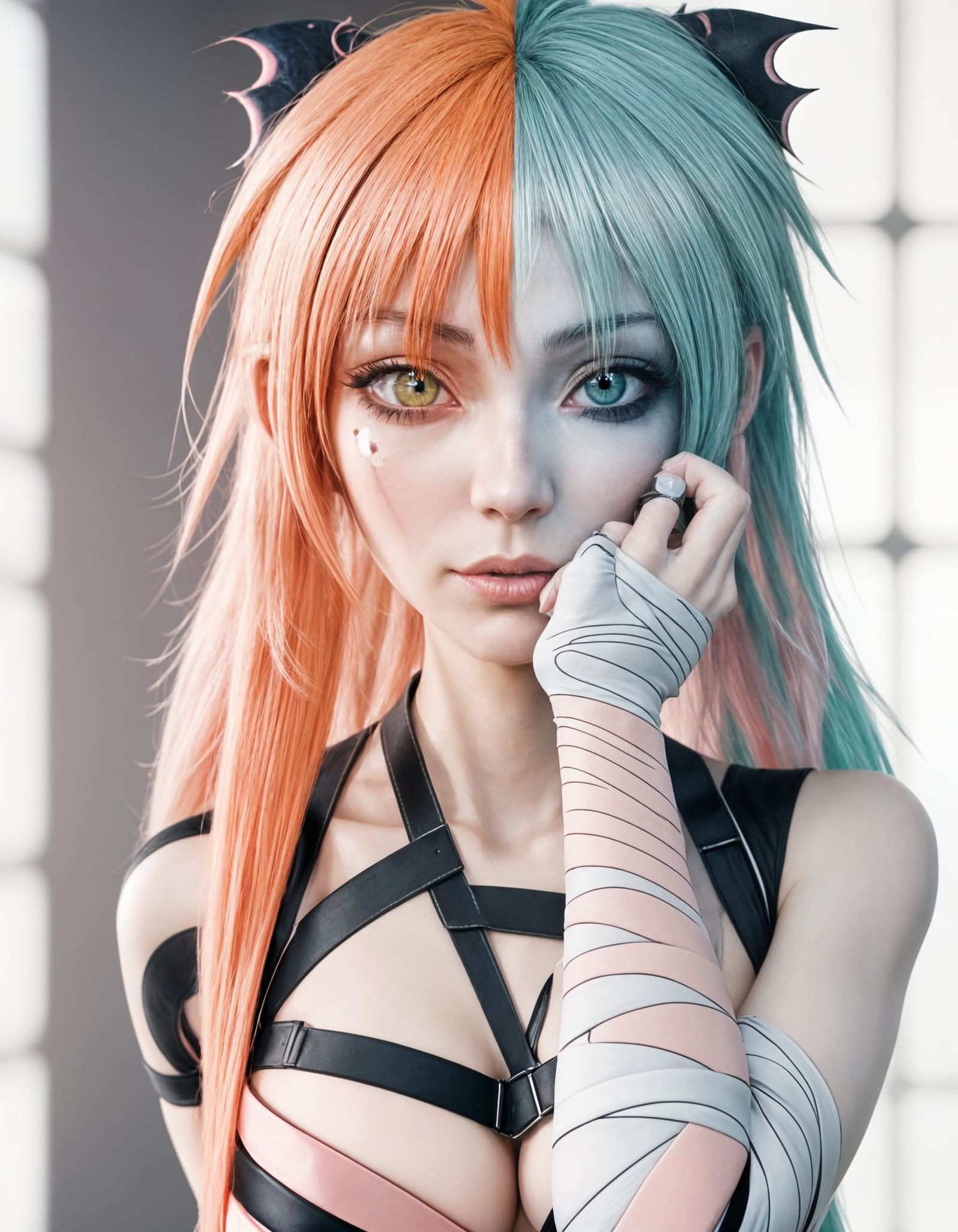 Gwen Tennyson as a Monster Girl in Anime Style