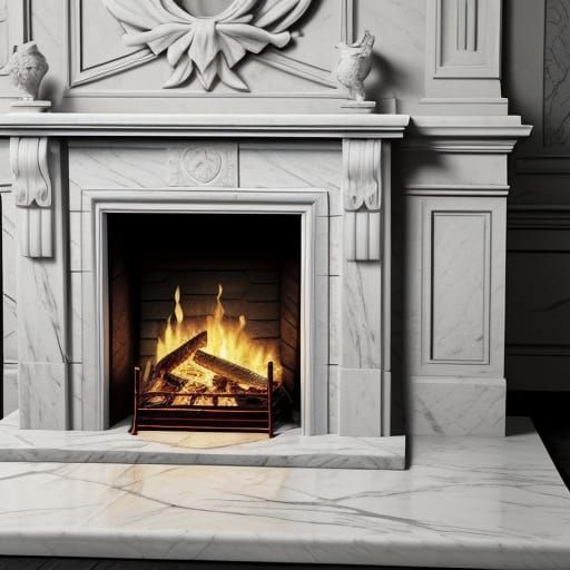 Vesta, Roman Goddess of Home, by Hearth Fire