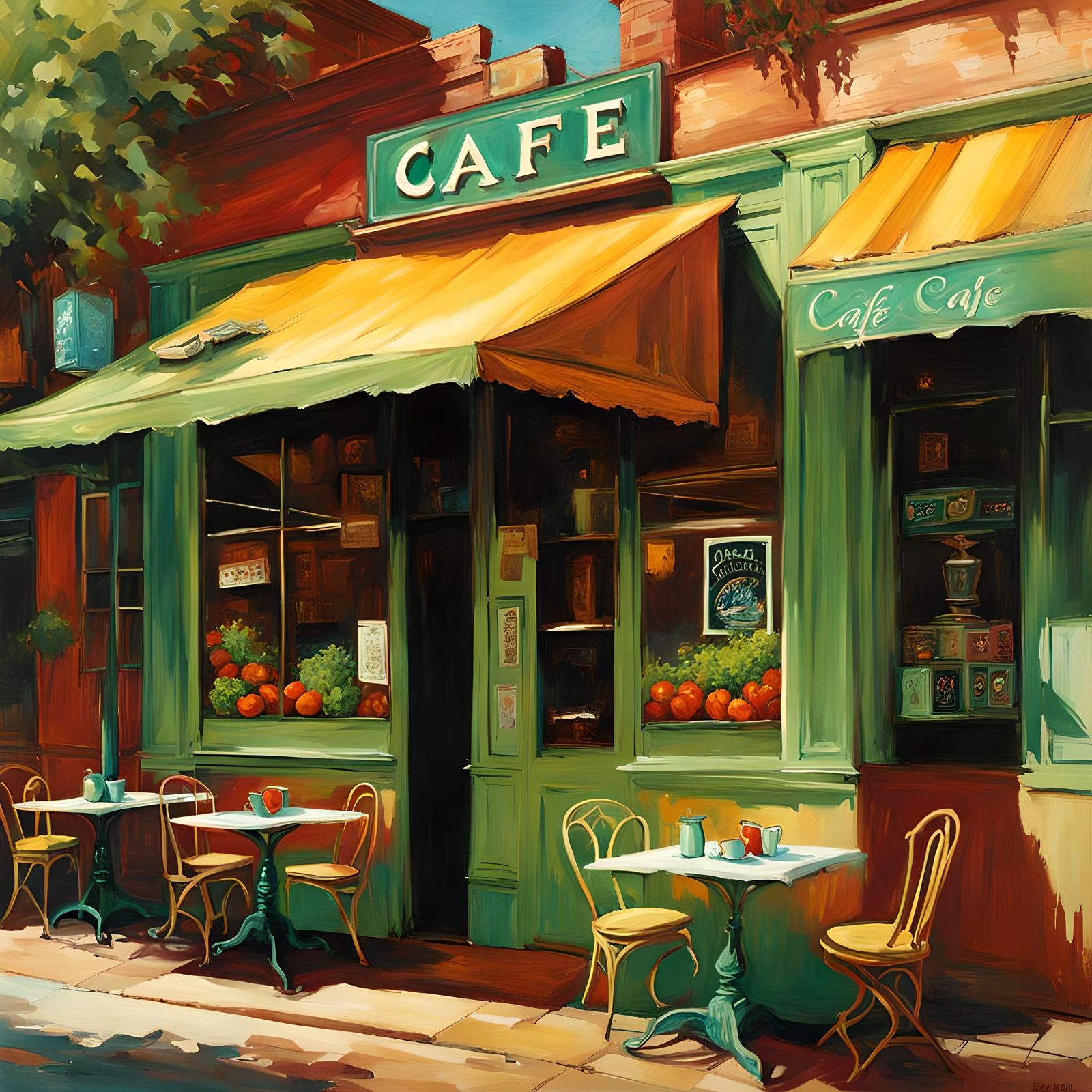 Charming Cafe Serving Green Fried Tomatoes