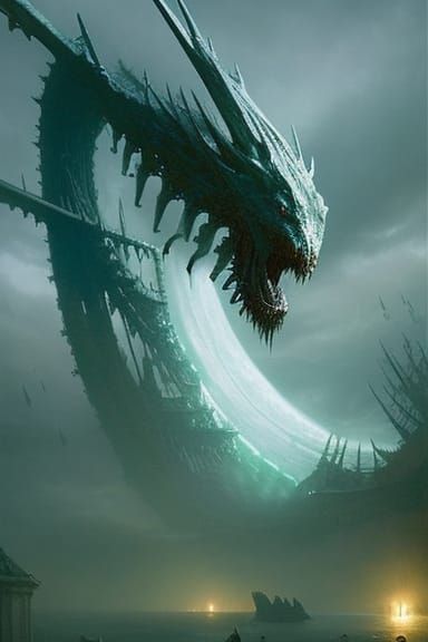 Gothic Horror Illustration in Doré Style