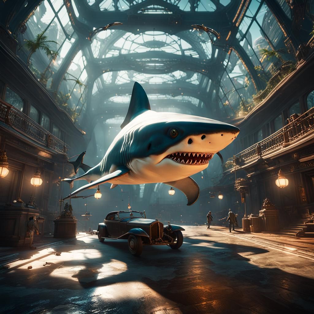 Hope in Shark Infested Art Deco World