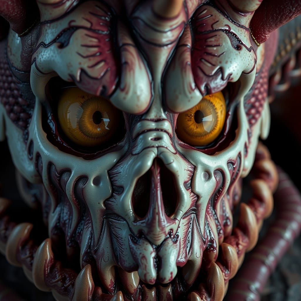 Rotting Milky Eyes: Detailed Matte Painting