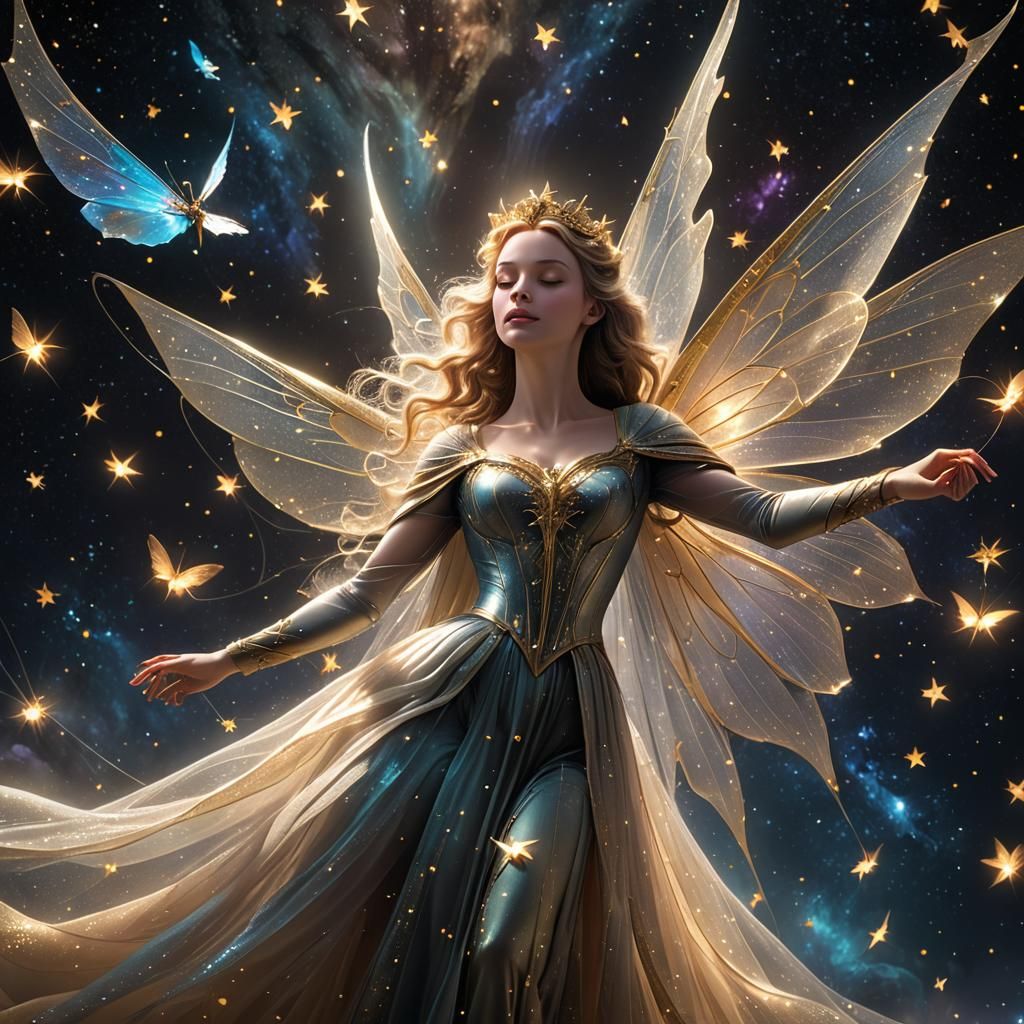 Sleeping Beauty in Space with Gossamer Wings