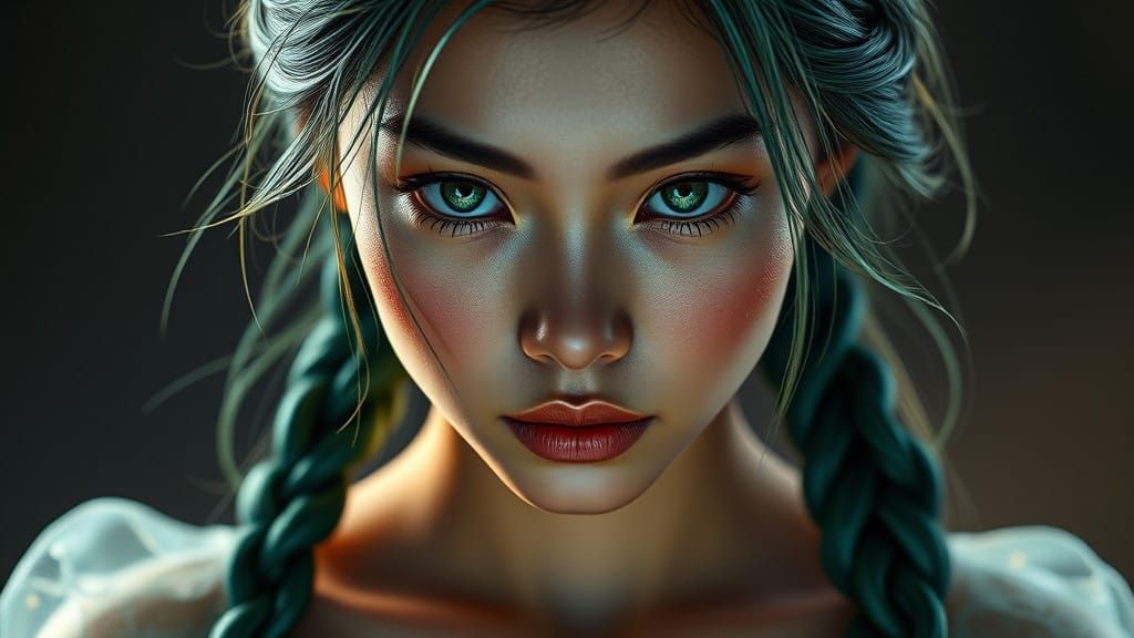 Ethereal Beauty in Gothic Realism