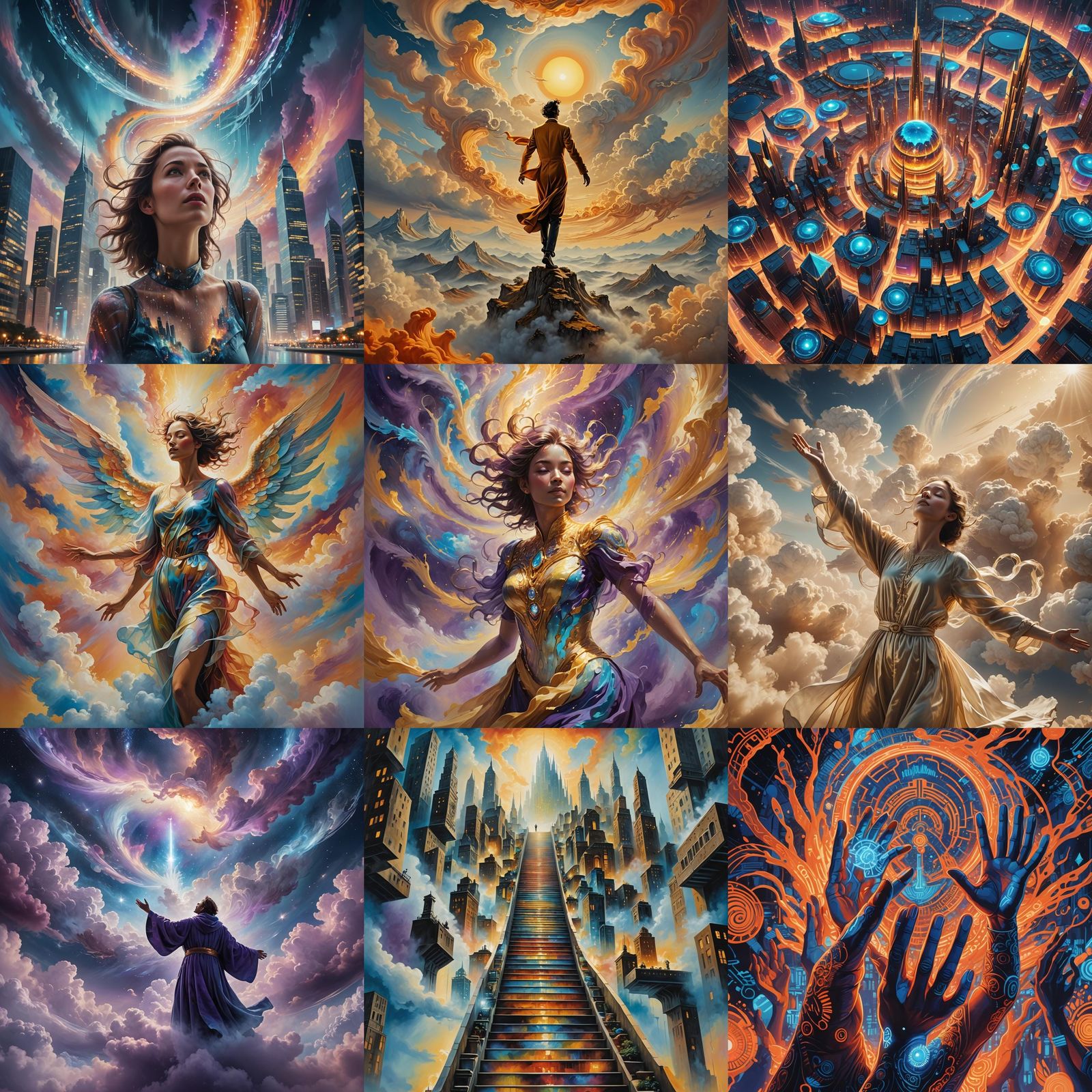 Global Ascension Visualized by AI