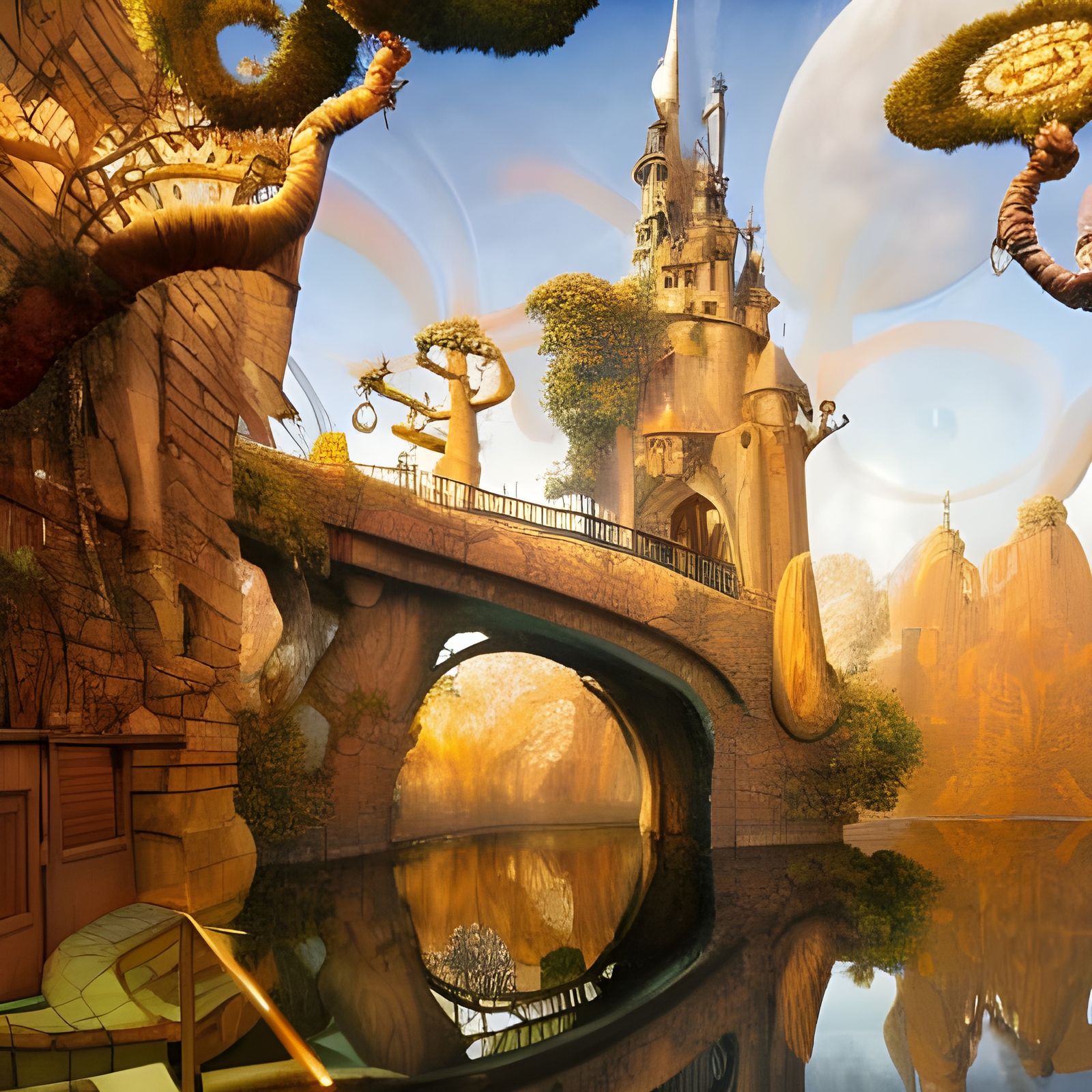 Joy and Curiosity: Psychedelic Art Nouveau Fantasy