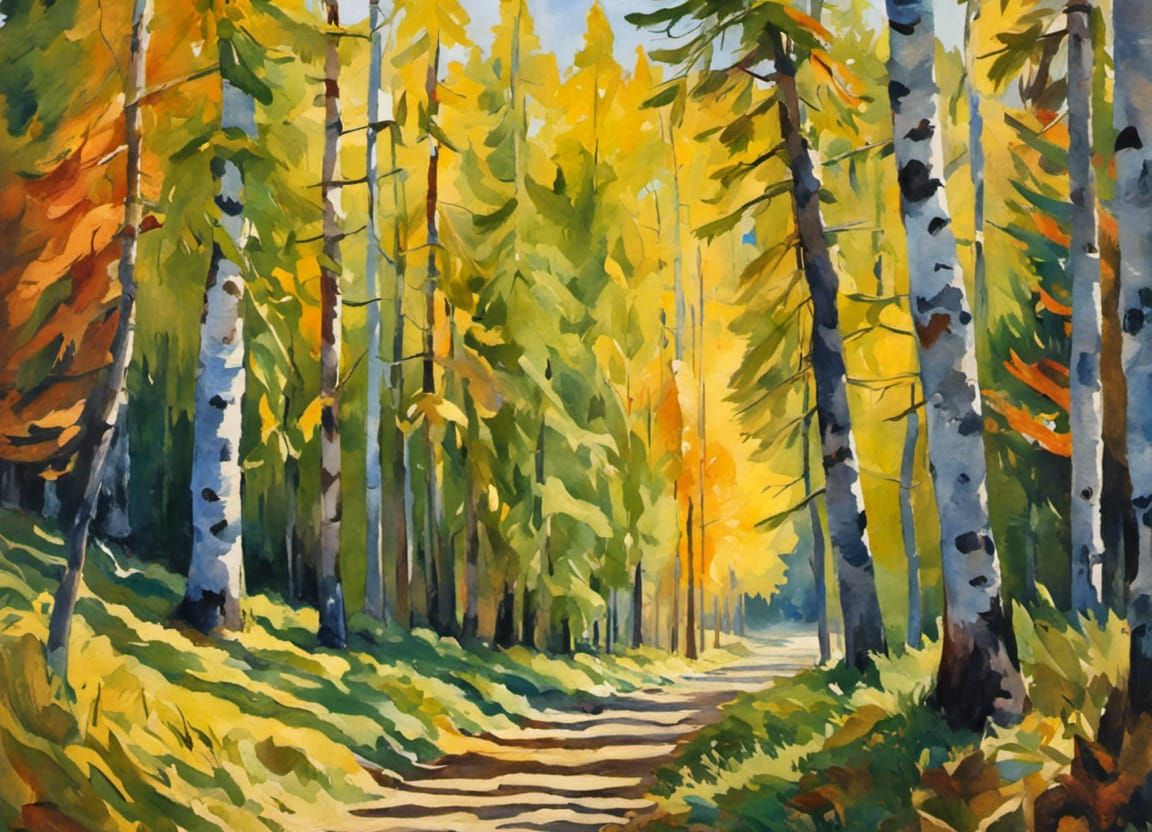Siberian Khatru in Gouache and Watercolor