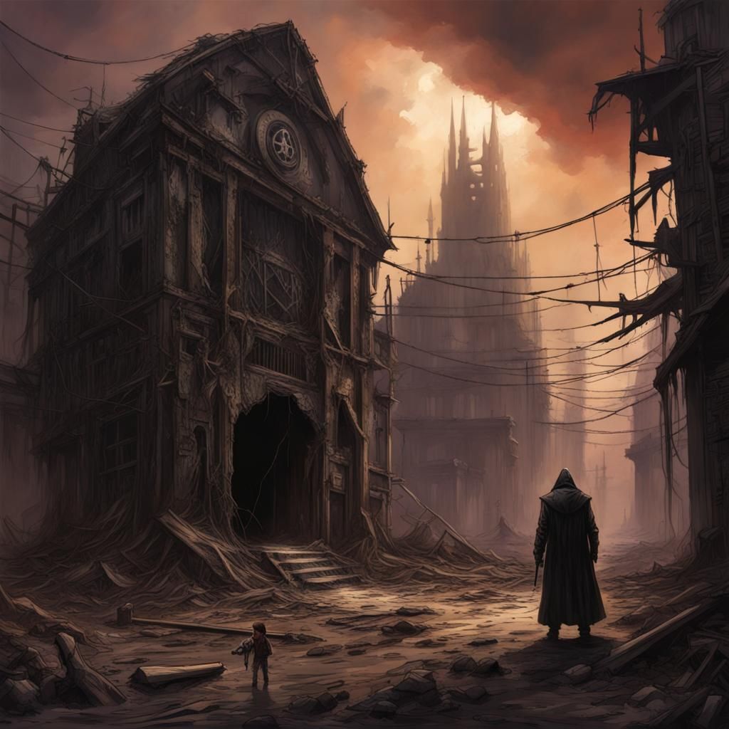 Dark Worlds: Sinister Post-Apocalyptic Landscapes in a Lovec...