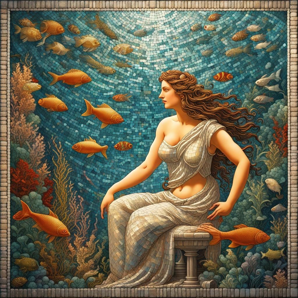 Venus talking to the fishes