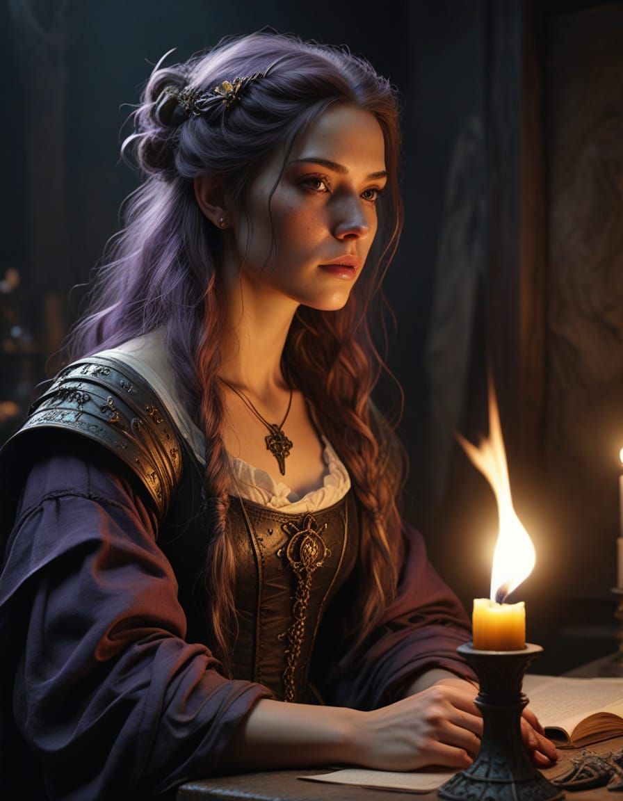 Dark Academia Courtroom Interrogation in Muted Earthy Tones