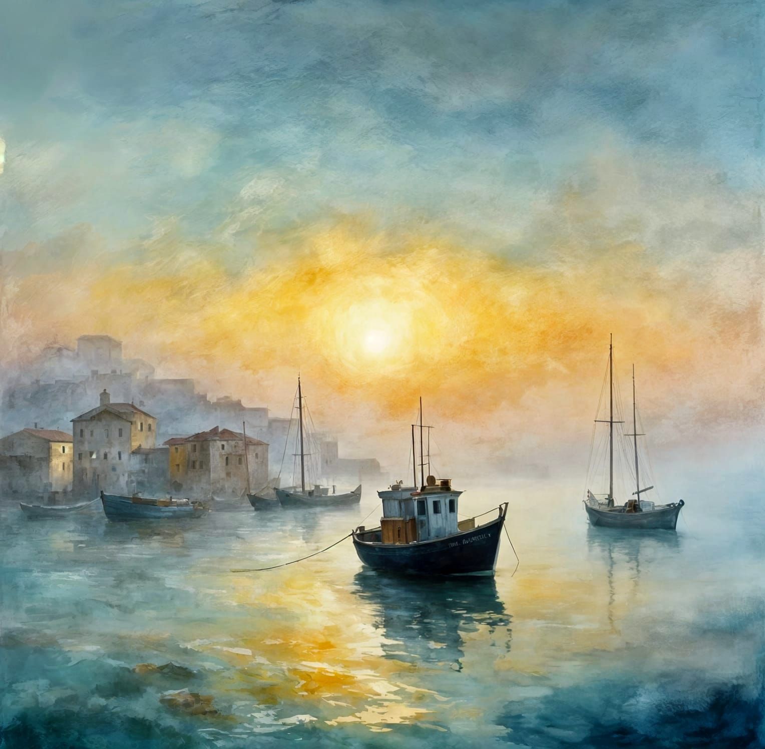 Morning mist bobbing