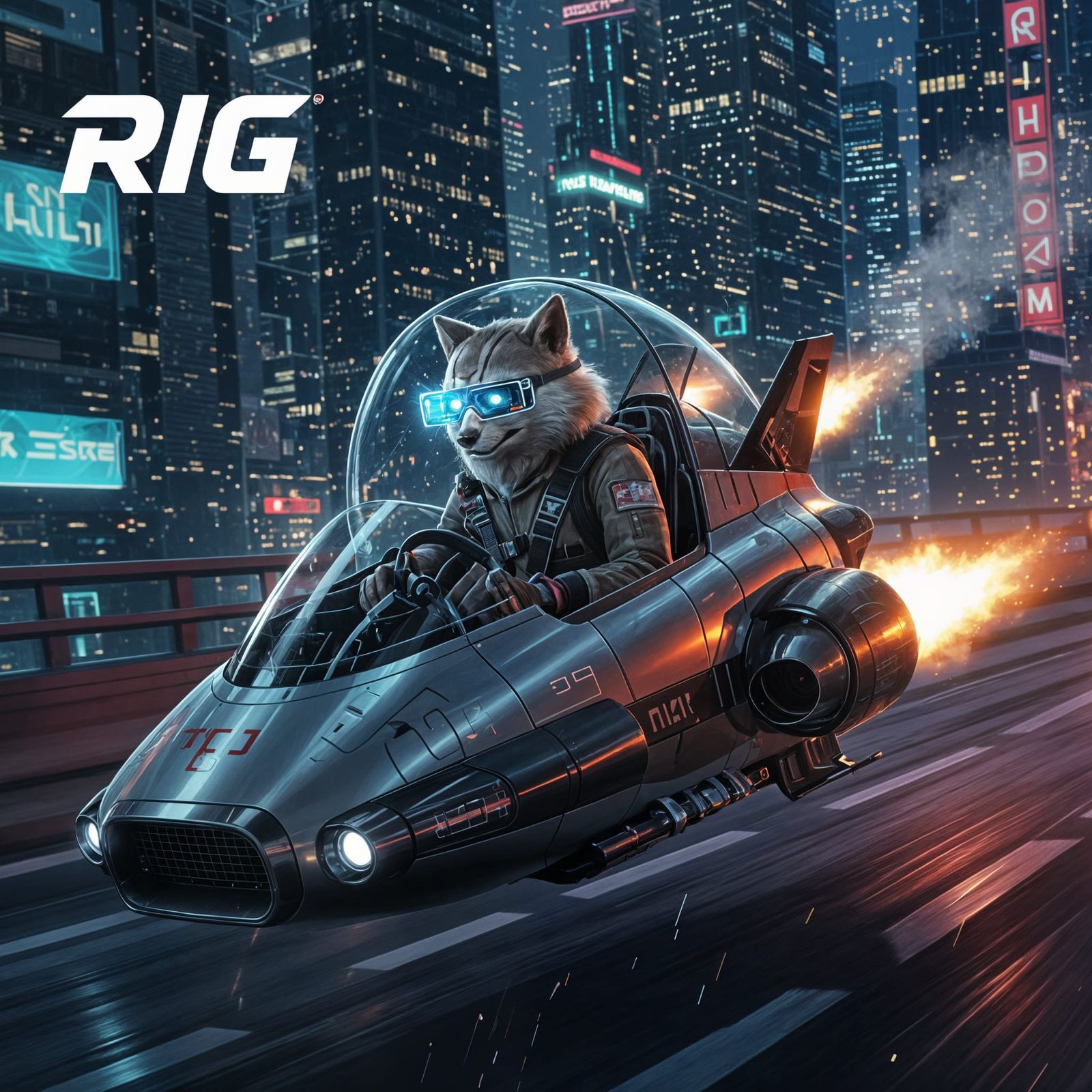Rig the Getaway Driver Fused with Hover-Vehicle