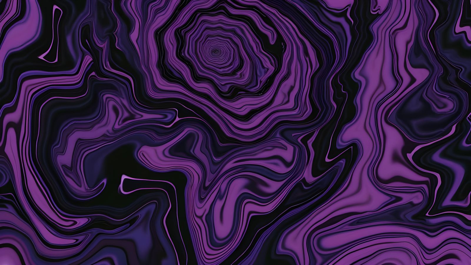 Surreal, 3D-Like Abstract Art in Deep Blues and Blacks