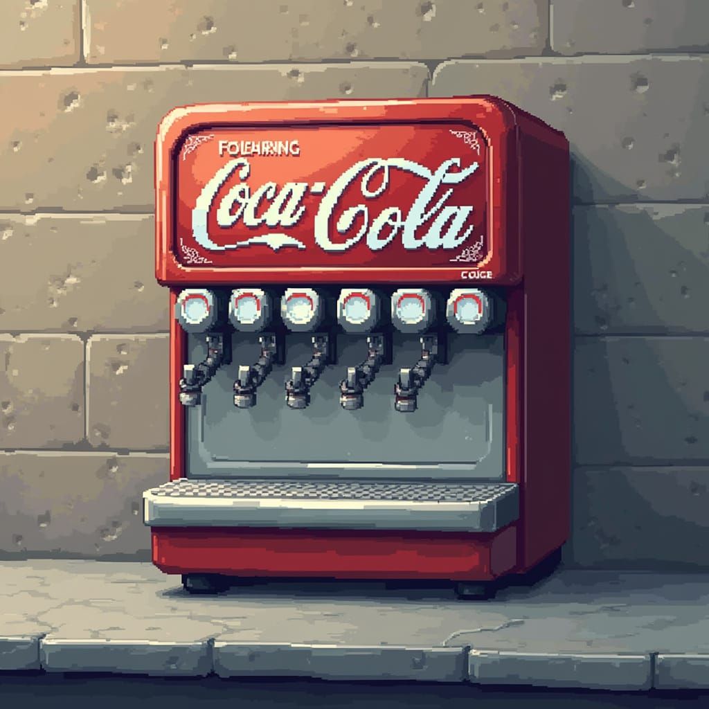 8-Bit Fountain Soda Machine