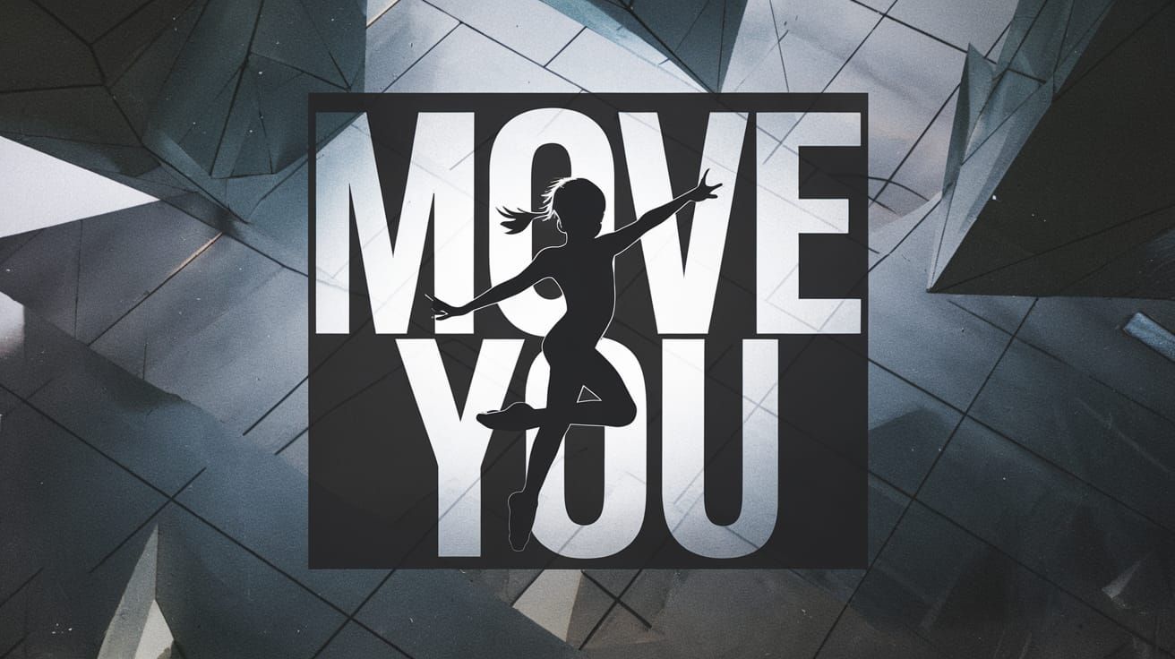 Striking Modern Art: Dancing Silhouette with MOVE YOU