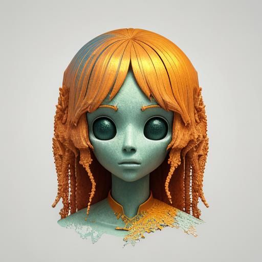 Eerie Spectral Eloise in Surreal Technicolor