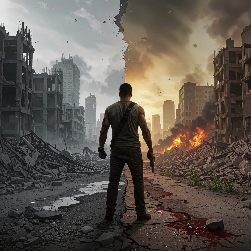 Brutal Post-Apocalyptic City Survival in Realistic Gritty St...
