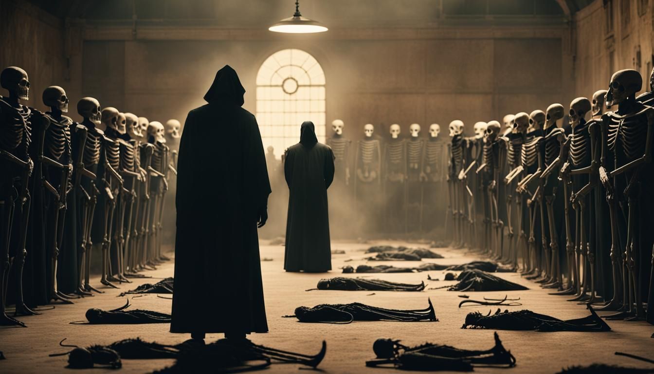 Grim Reaper in Training: Cinematic Film Still