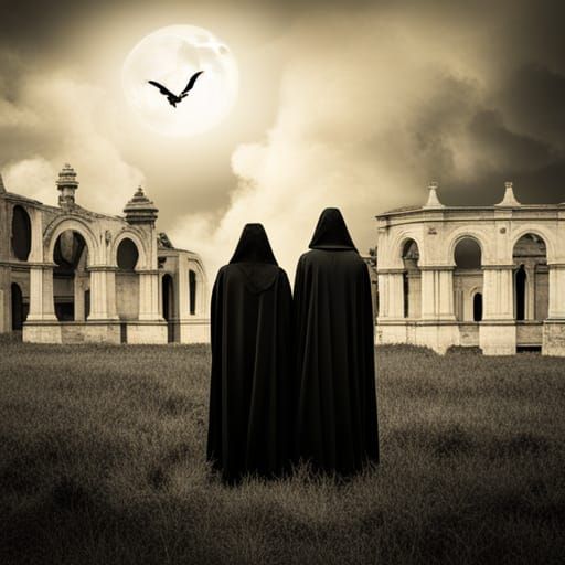 Ethereal Spectres Haunt Silent Cemetery