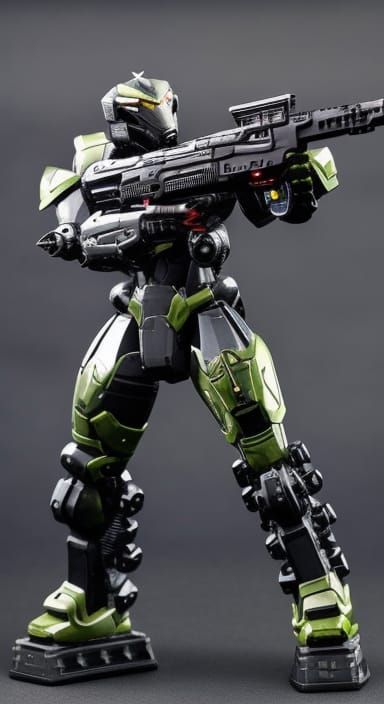 Female space marine power armor