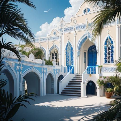 Magical Italianate Art Deco Villa with Starry Motifs