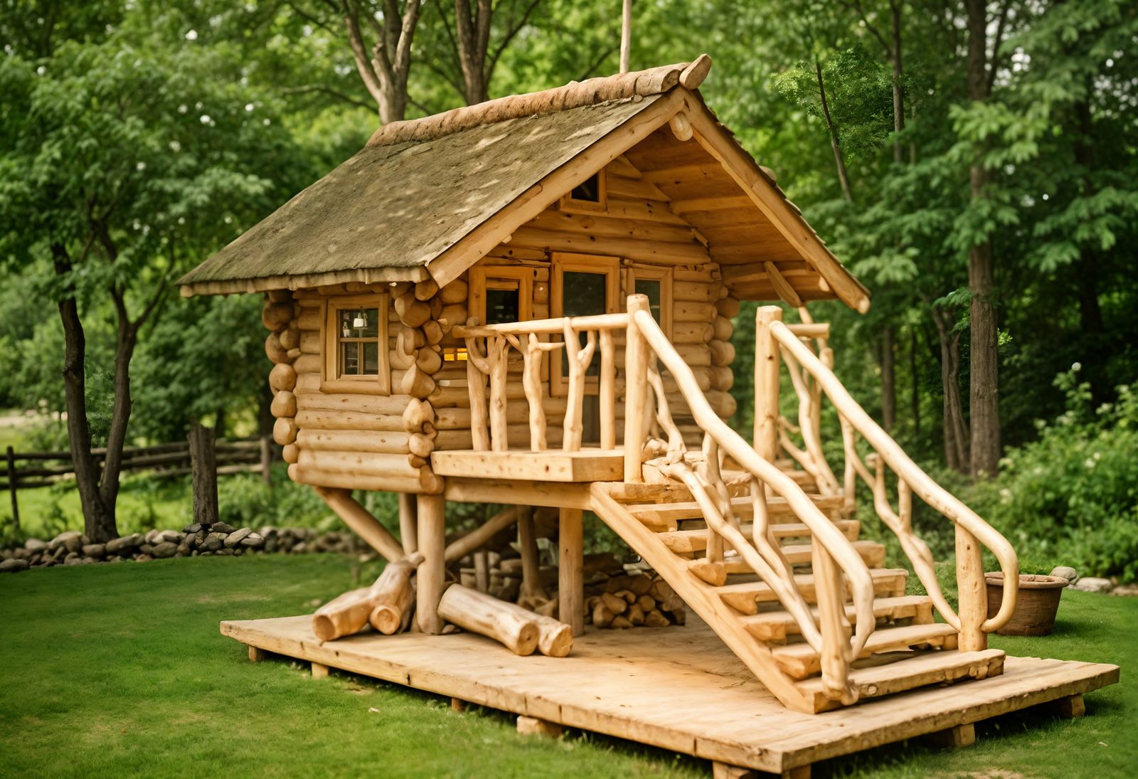 Cozy Forest Cabin in Serene Natural Light