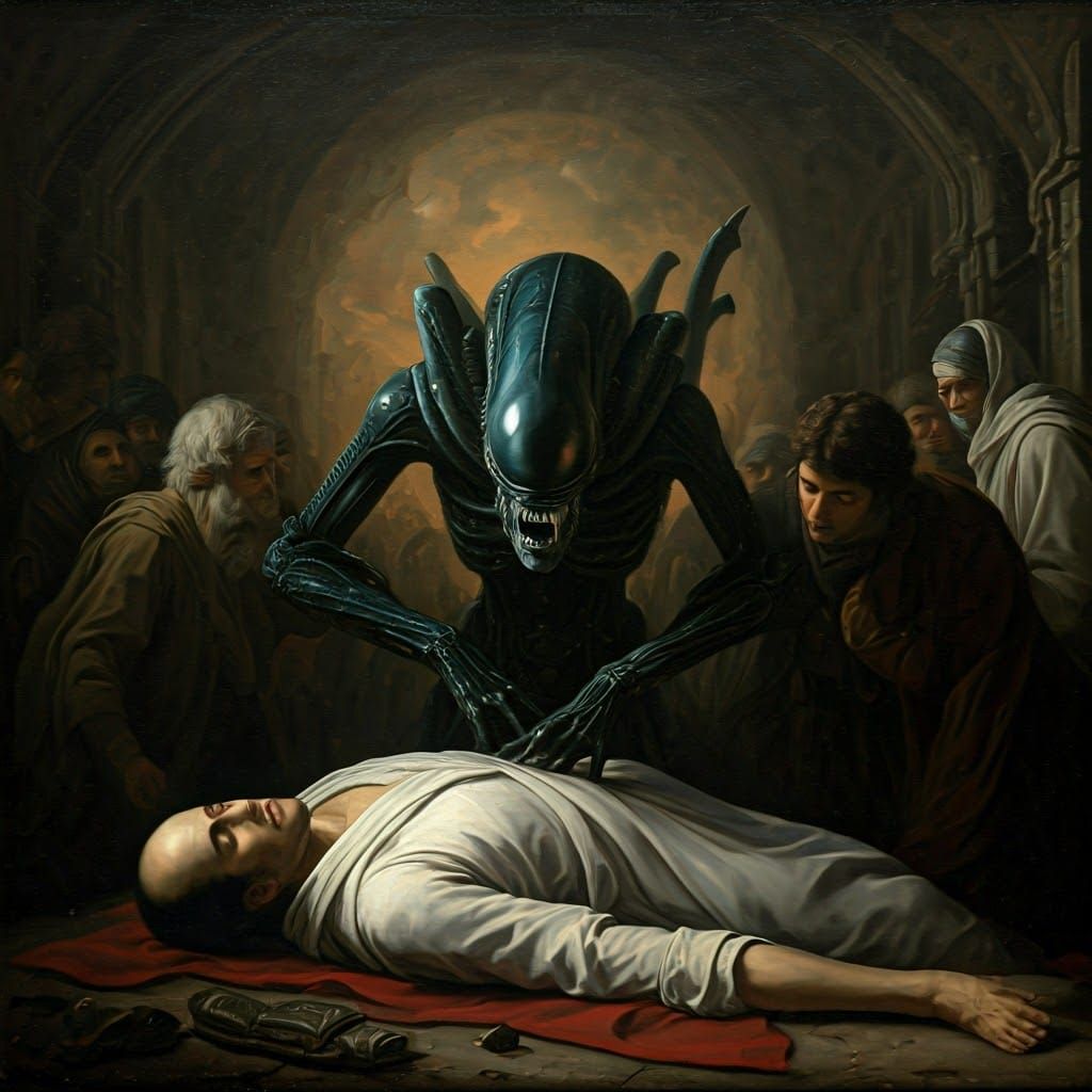 The painting: "The Death Of A Philosopher By The Claws Of A ...