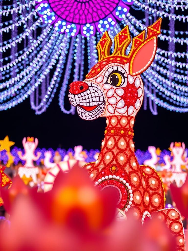 Spectacular Animatronic Light Display Up Close