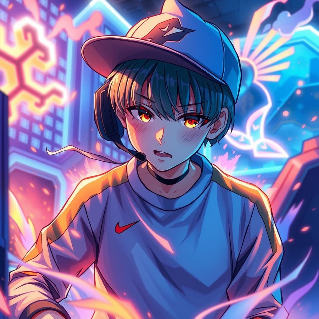 Esports Dream: Boy Immersed in Virtual Gaming Realm