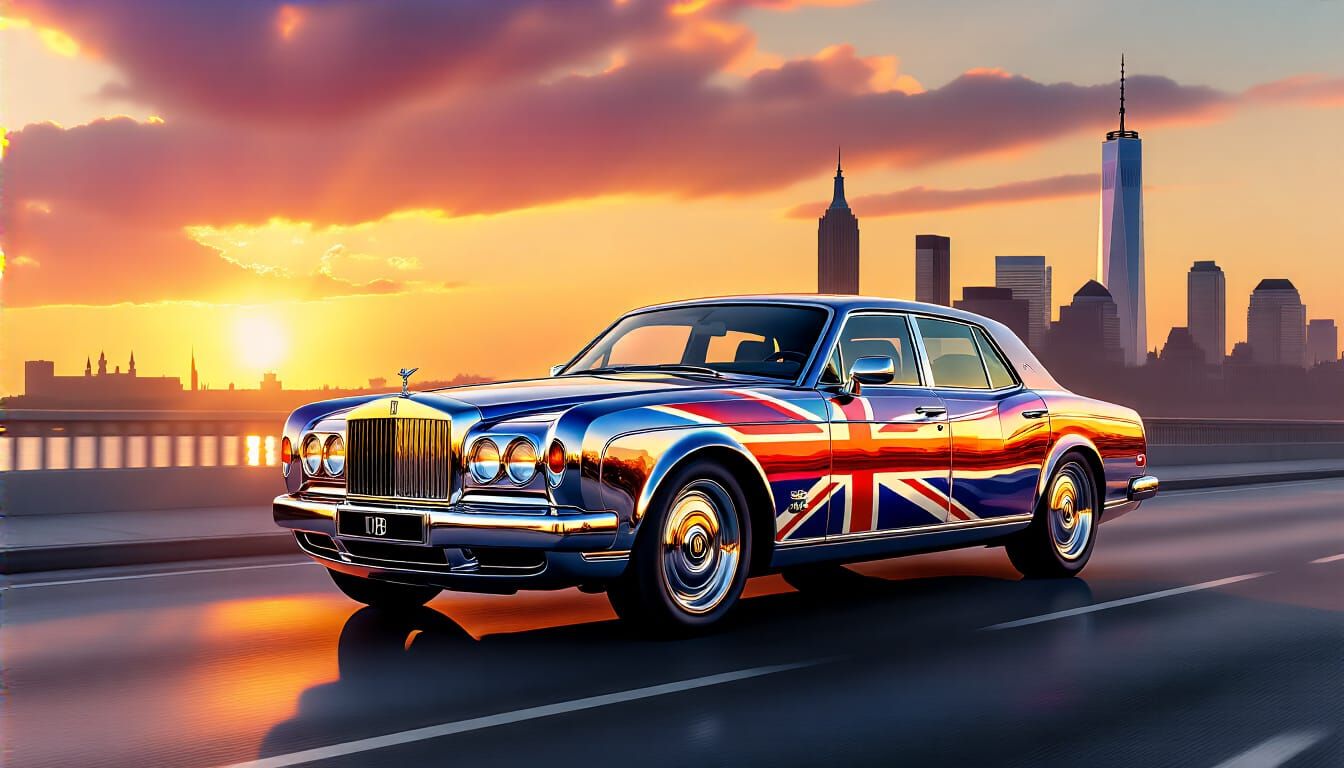 Bentley-Rolls Royce Fusion with Anime Flair