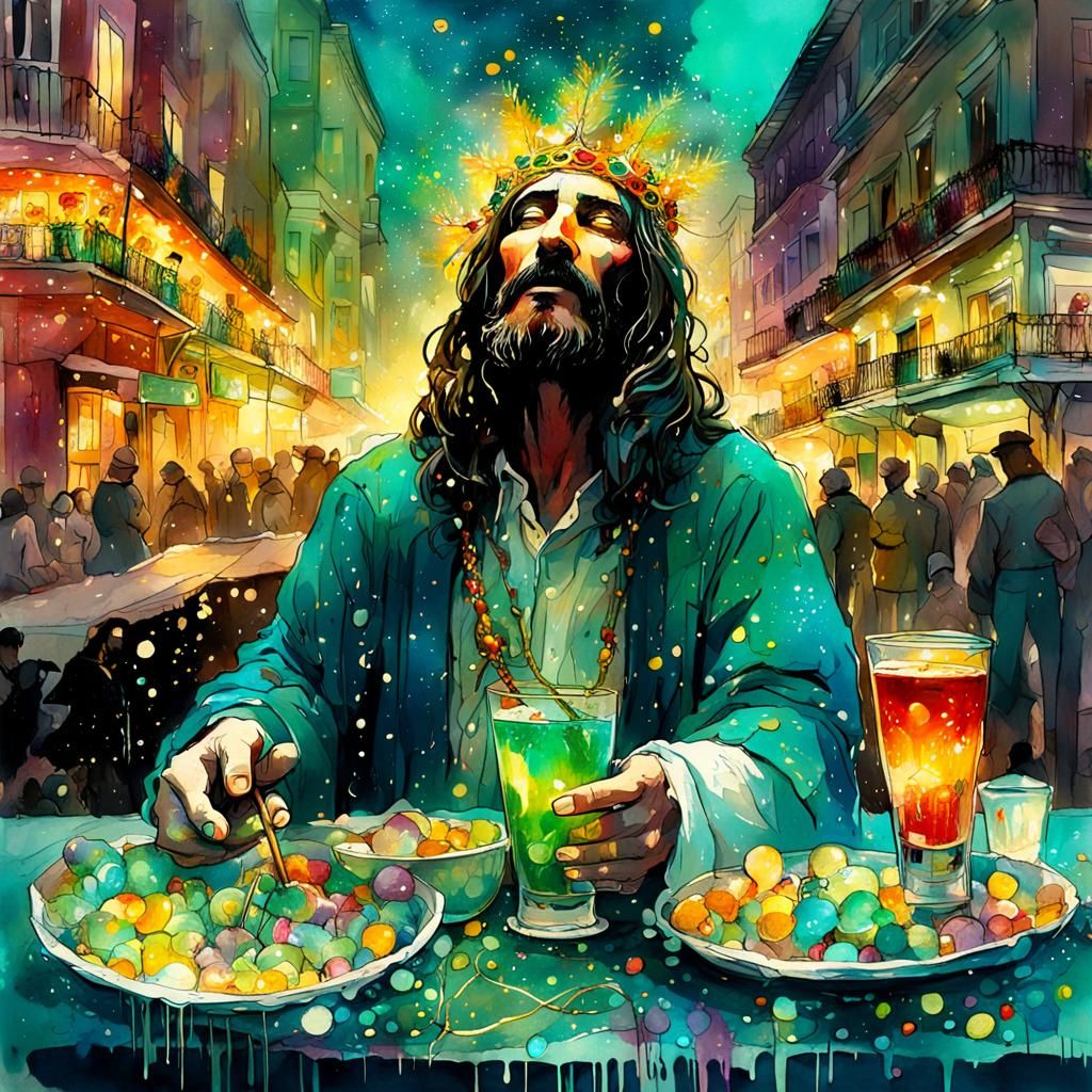 Mardi Gras Jesus