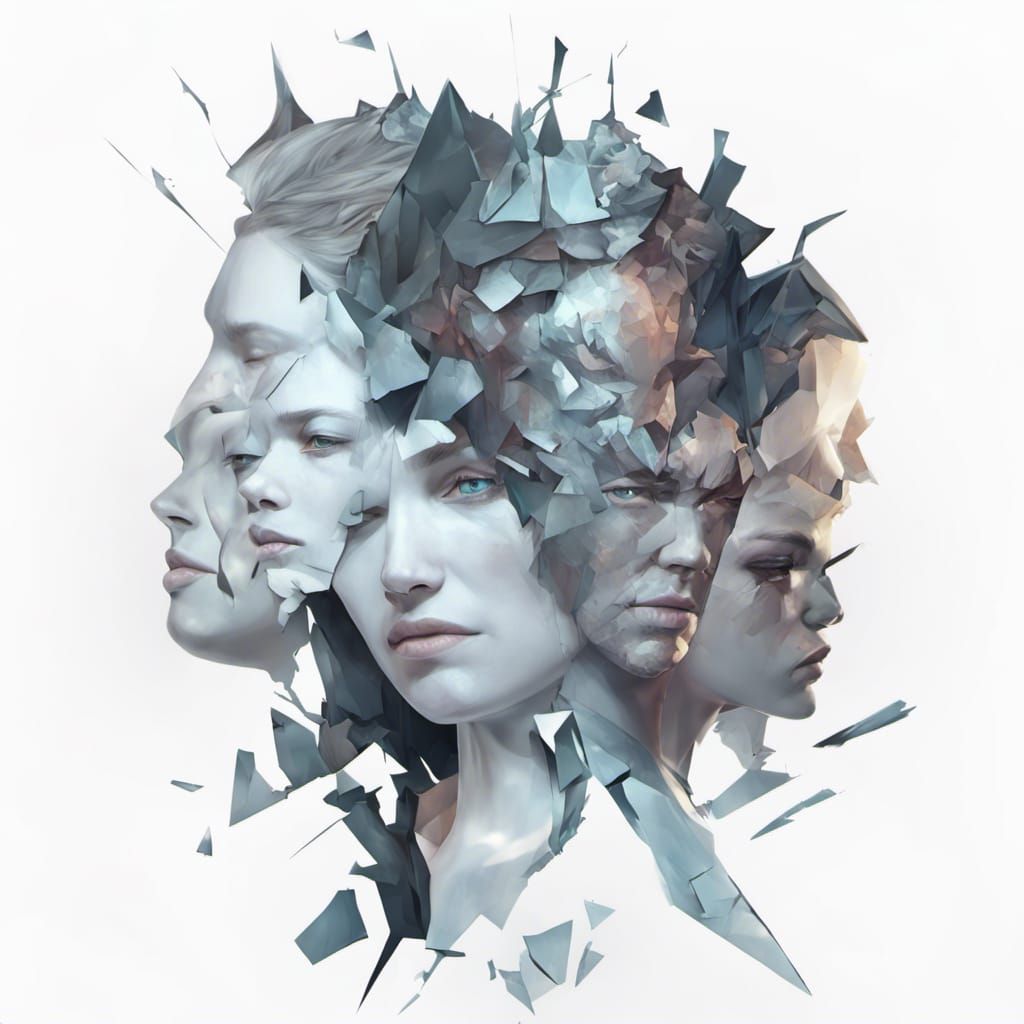 Shattered Mind: Multiple Personalities in Digital Art