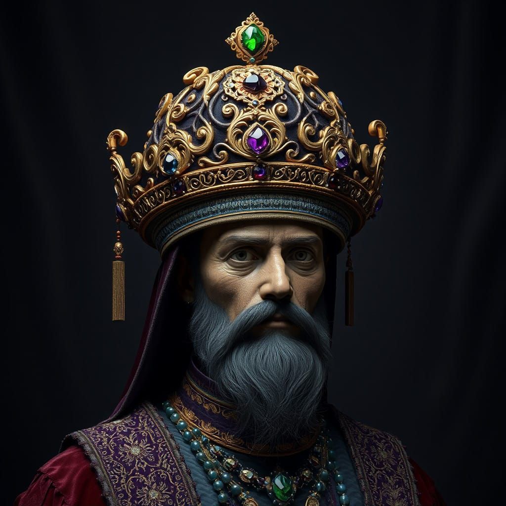 Fantastical Shreimel Hat in Vivid Colors