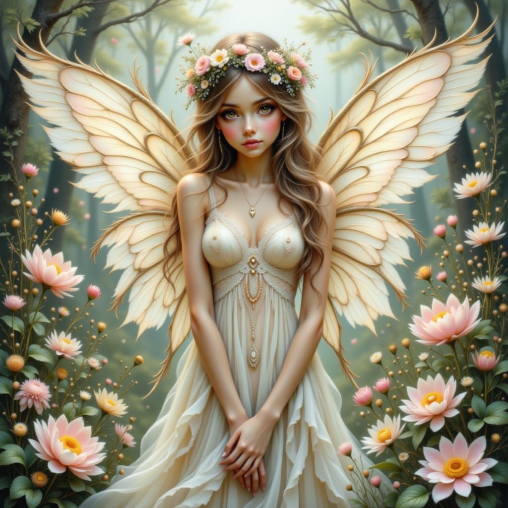 portrait of a Boho fairy