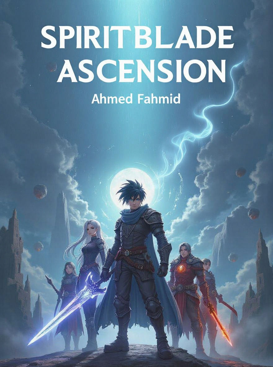 Anime Fantasy Book Cover Art: Spiritblade Ascension