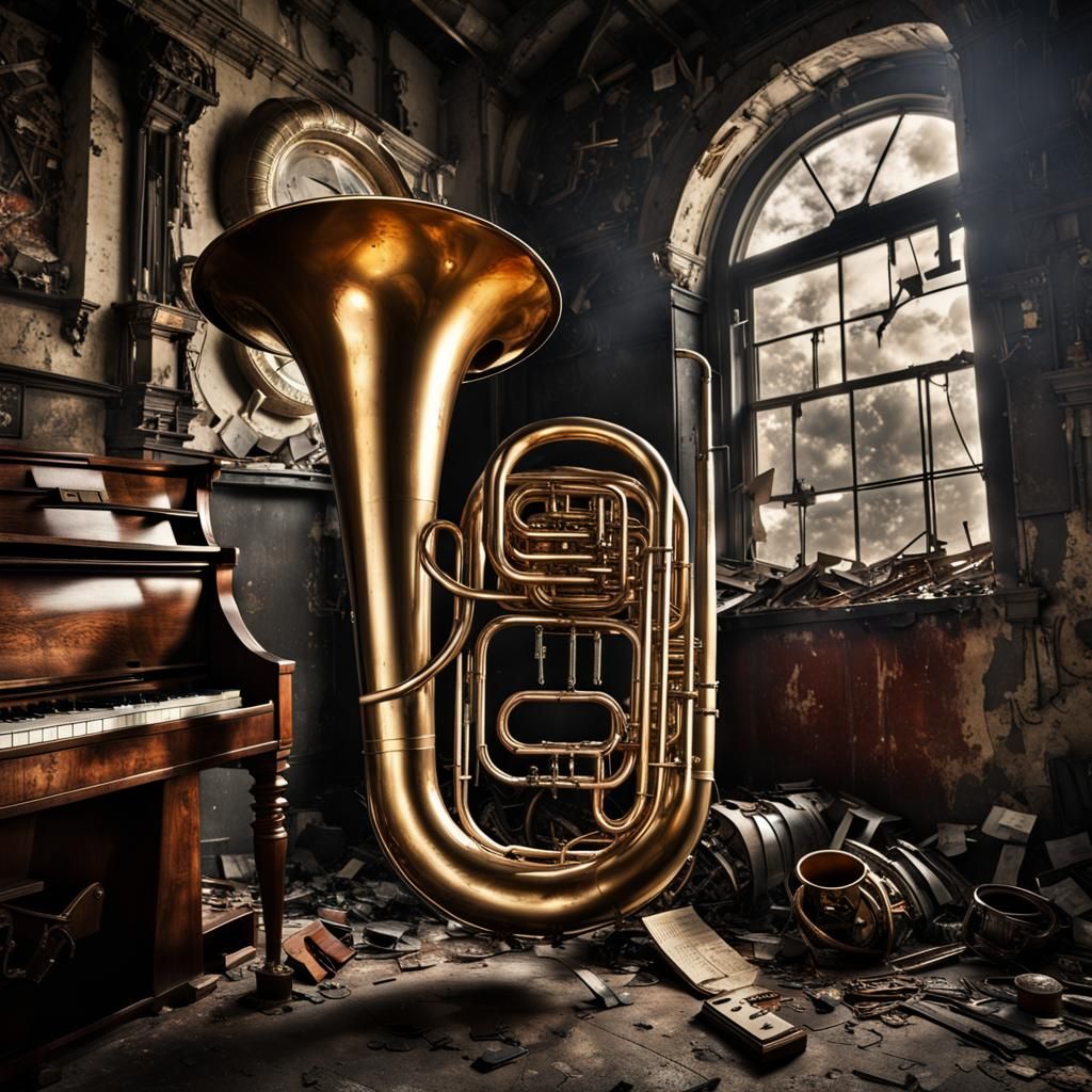 Steampunk tuba