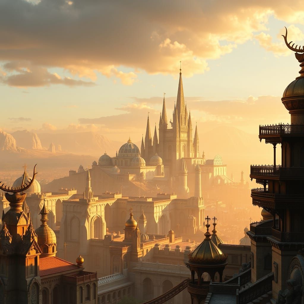 Markarth: City of Stone and Brass at Golden Hour