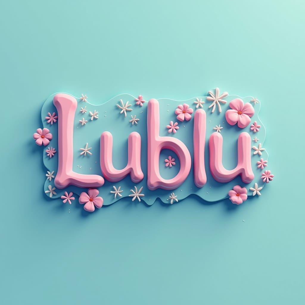 Elegant Lublu Logo Combines Mindfulness and Beauty
