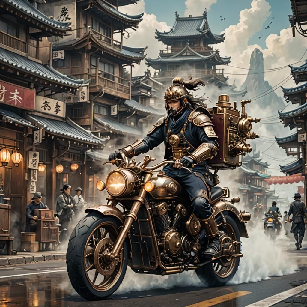 Steampunk samurai
