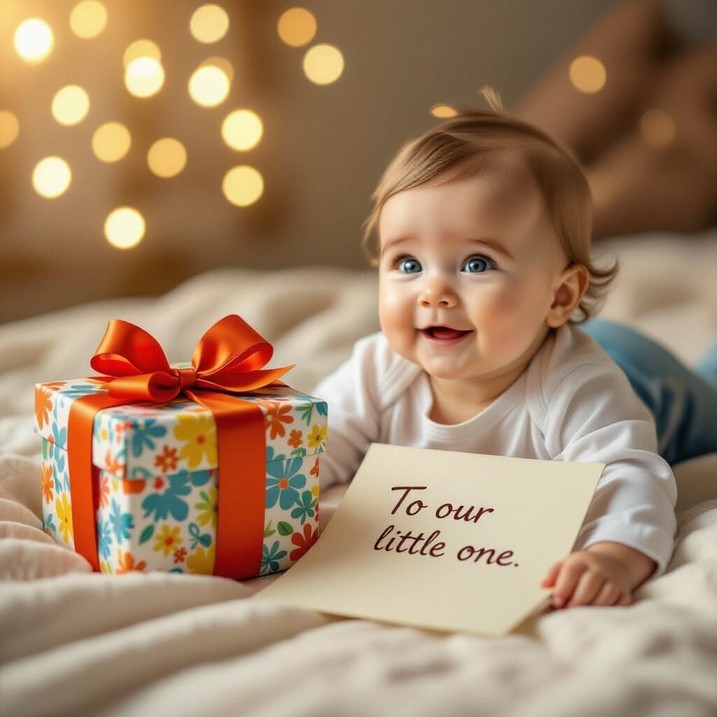 Baby's Amazon Surprise Gift With Touching Letter and Joyful ...