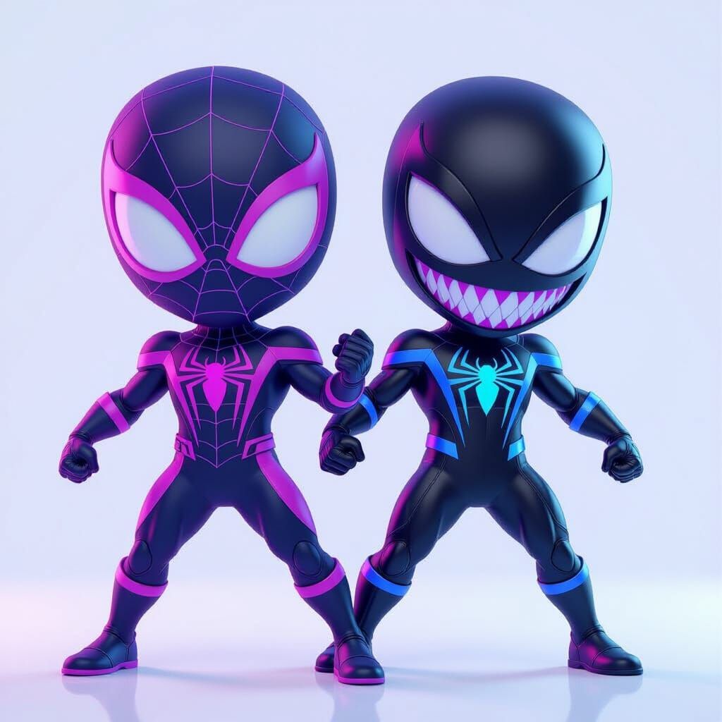 Chibi Heroes in Nova Celestial Attire