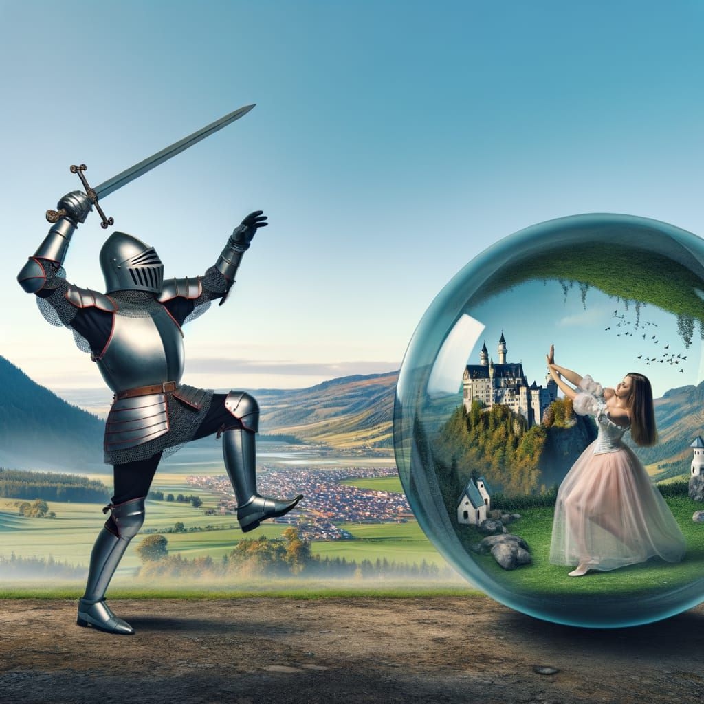 Knight Shatters Orb to Save Princess