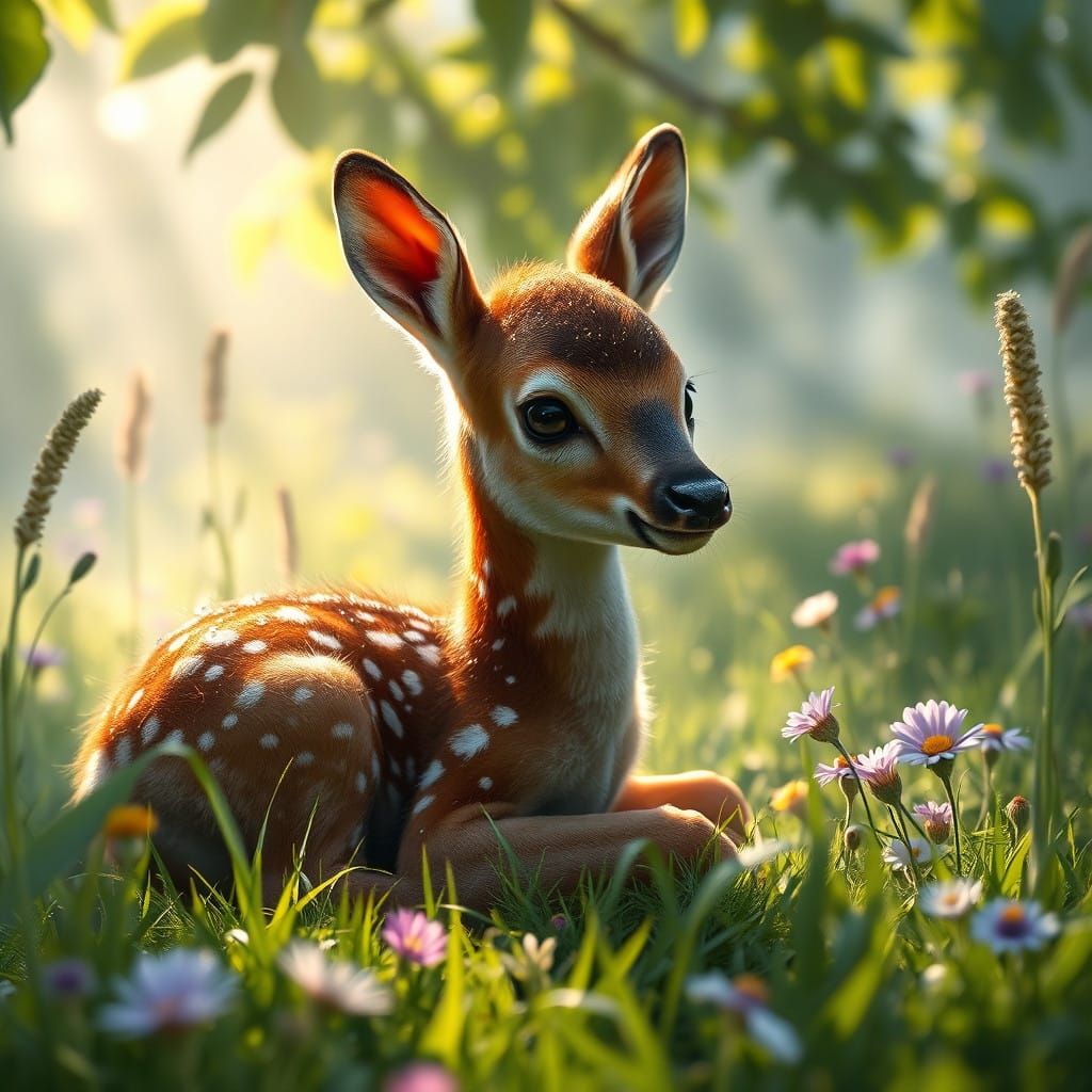 Surreal Morning Scene in Whimsical Fantasy Style