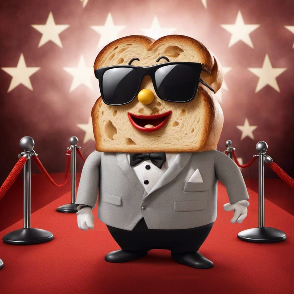 Loaf of Bread as Hollywood Star