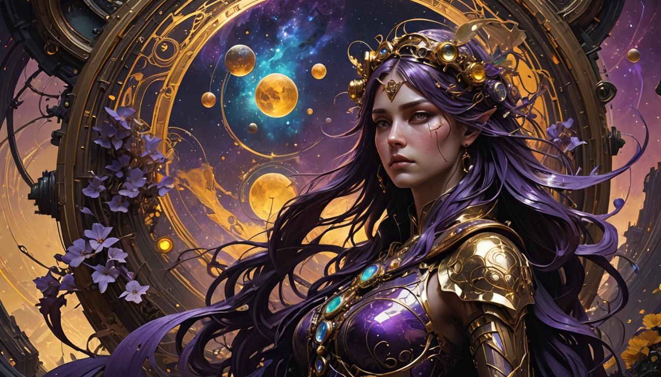 Otherworldly Irritation in Dark Fantasy Style