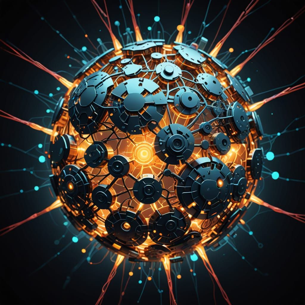 Neural Network Dreamscape in Digital Art